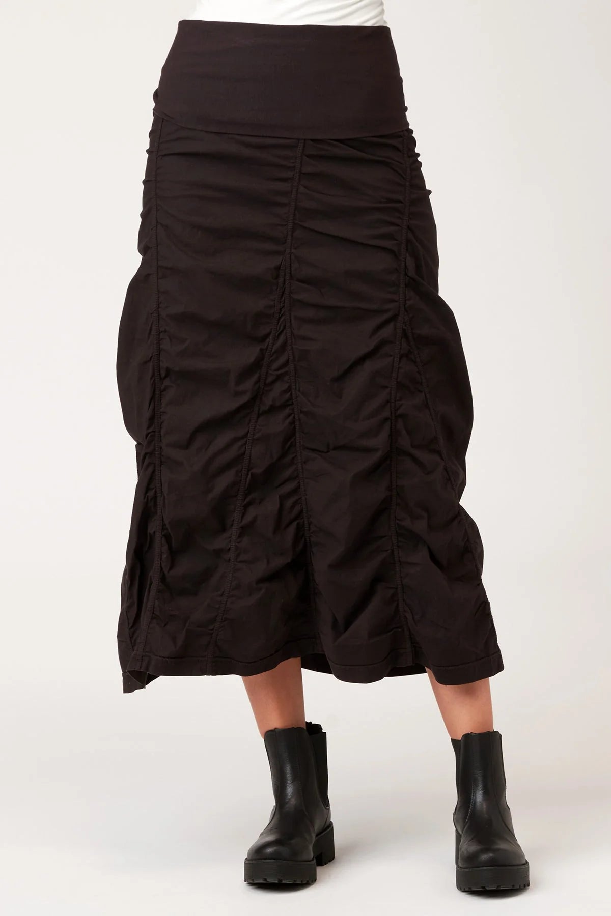  Women's Online Clothing BoutiqueGored Peasant Skirt - Black Women's Online Clothing Boutique