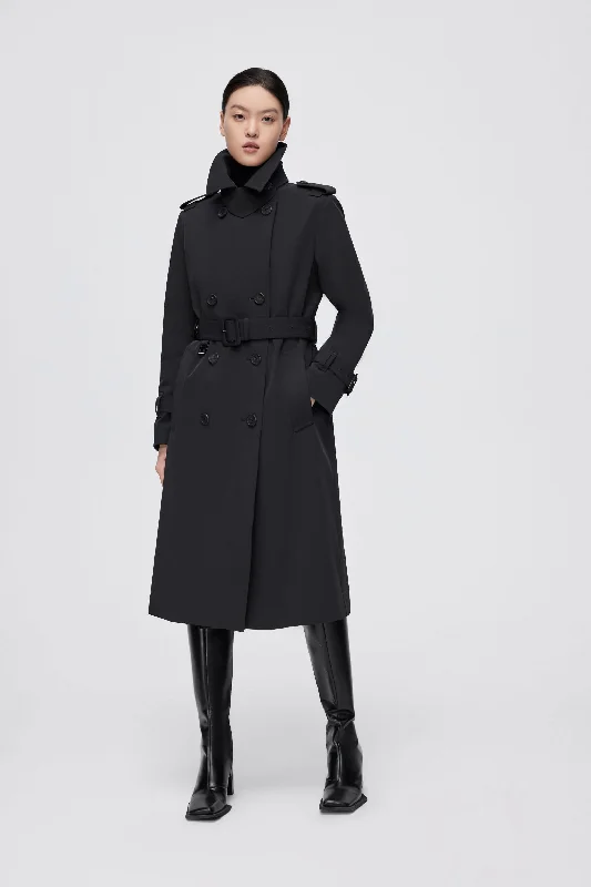  Casual Women's ClothingPremium Women's Goose Down Full Length Trench Casual Women's Clothing