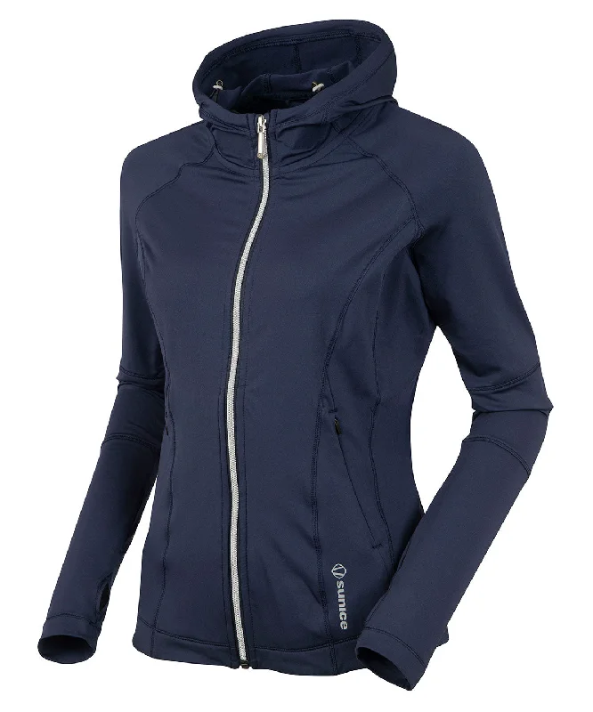  Modern Women's AttireWomen's Anna Full-Zip Knit Jacket with Hood Modern Women's Attire