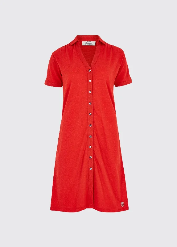  Stylish Women's GarmentsDruid Shirt Dress - Cardinal Stylish Women's Garments