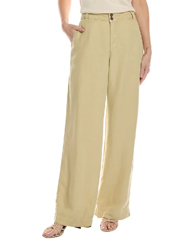  Women's Work OutfitBella Dahl Clean Hem High Waist Linen-Blend Pant Women's Work Outfit