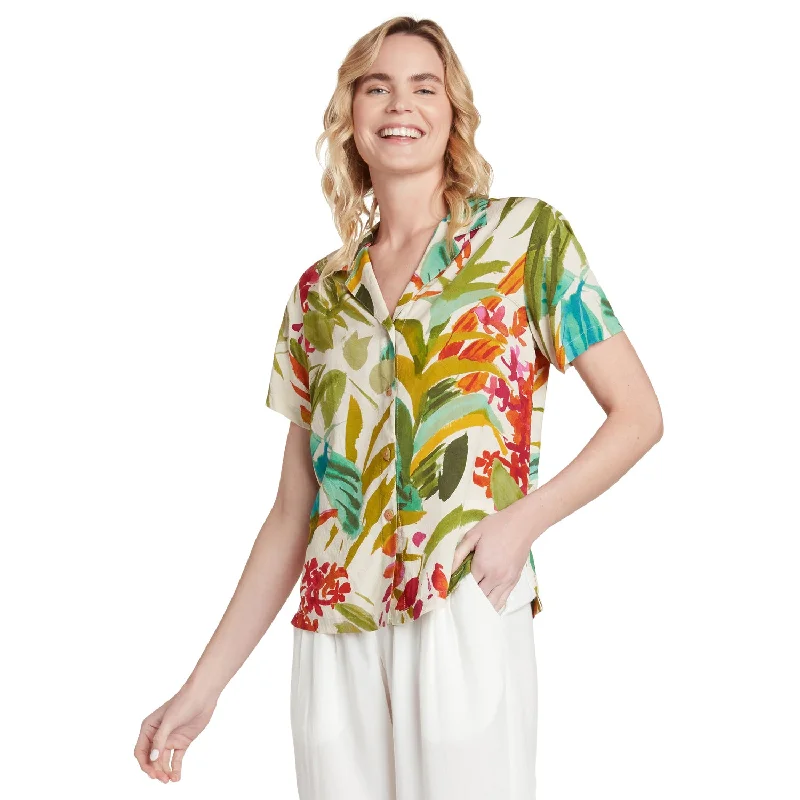  Charming Women's GarmentsPrint Top - Topiary Charming Women's Garments