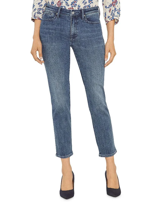  Women's Elegant ApparelStella Womens Denim Tapered Straight Leg Jeans Women's Elegant Apparel