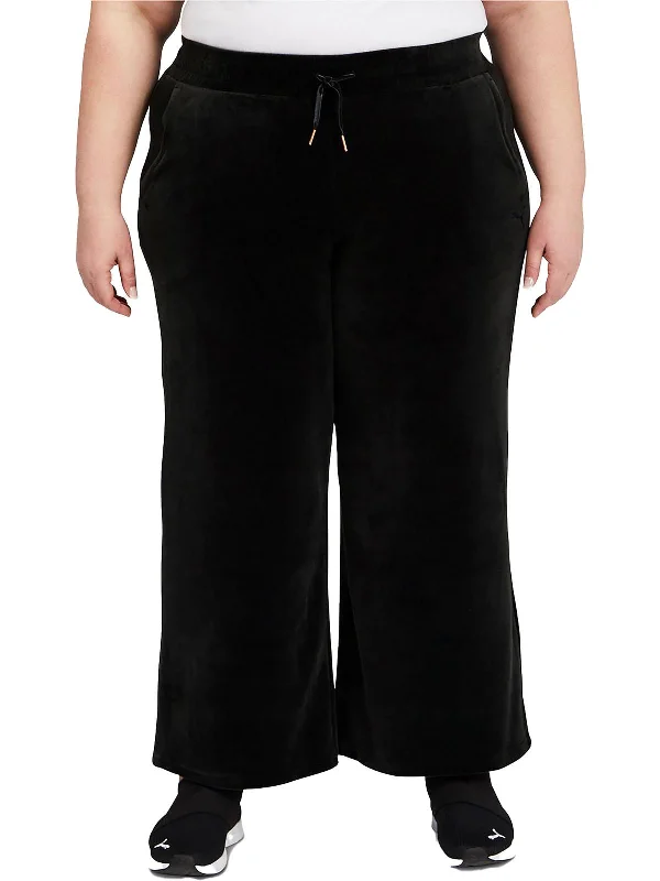  Timeless Women's ClothingPlus Womens Corduroy High Rise Wide Leg Pants Timeless Women's Clothing