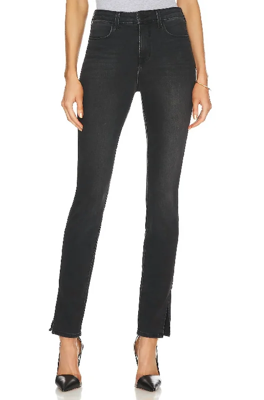  Women's Elegant Evening AttireJosie High Rise Skinny Split Jean In Shadow Women's Elegant Evening Attire