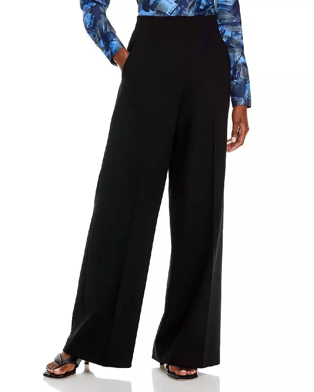  Women's Classic OutfitThames Wide Leg Pants In Black Women's Classic Outfit