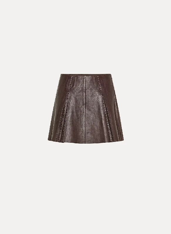  Women's Trendy ClothingNappa Skirt - Cacao Women's Trendy Clothing