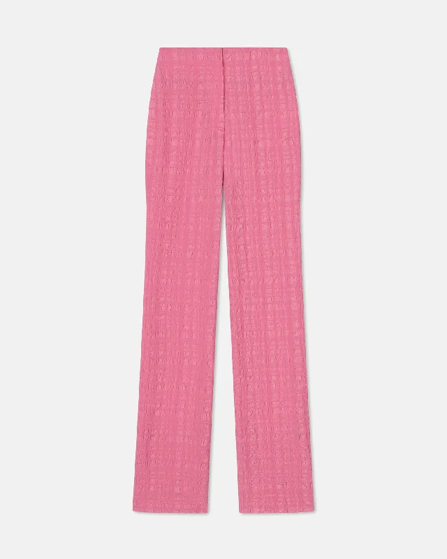  Women's Active Garments For WorkoutsJuna - Sale Seersucker Pants - Pink Seersucker Women's Active Garments For Workouts