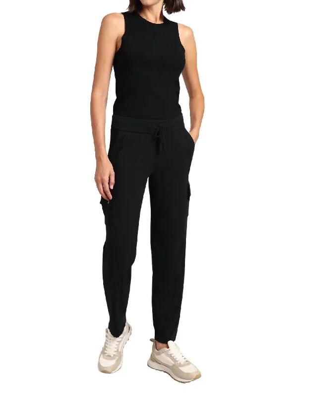  Affordable Women's Clothing OnlineCotton Cashmere Cargo Pant In Black Charcoal Affordable Women's Clothing Online