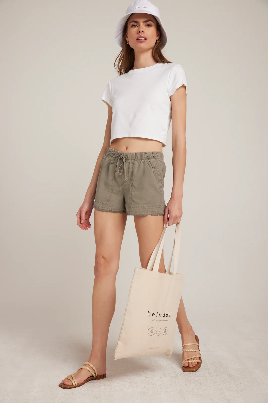  Best Online Women's BoutiquesFrayed Pocket Short - Soft Army Best Online Women's Boutiques