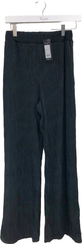  Women's Transitional GarmentsNew Look Black Textured Trousers UK 8 Women's Transitional Garments