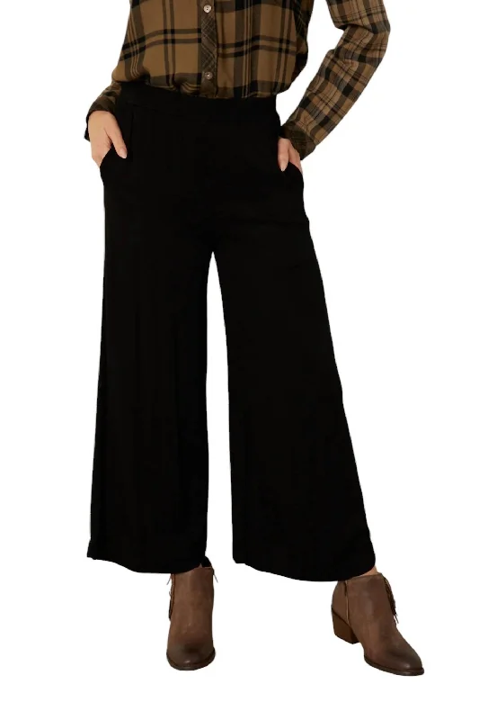  Casual Women's Clothing OnlineBetter Days Wide Leg Pants In Black Casual Women's Clothing Online