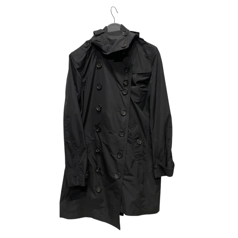  Versatile Women's FashionBURBERRY LONDON/Trench Coat/6/Polyester/BLK/HOODED TRENCH Versatile Women's Fashion