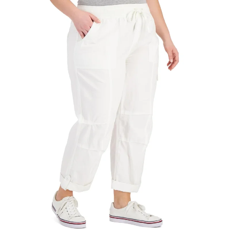  Women's Travel GarmentsPlus Alton Womens High Rise Knit Cargo Pants Women's Travel Garments