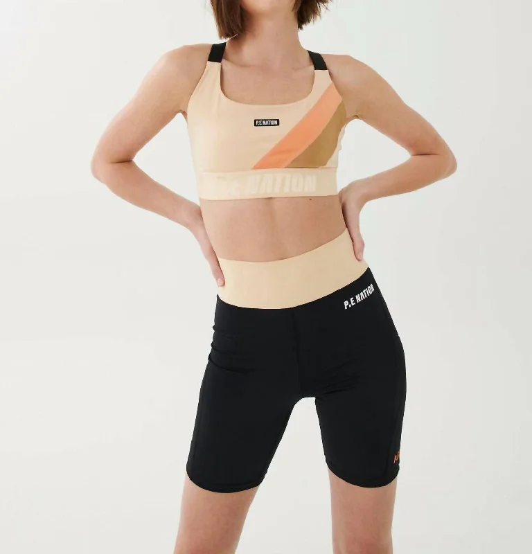  Women's Resort GarmentsComeback Sports Bra In Wheat Women's Resort Garments