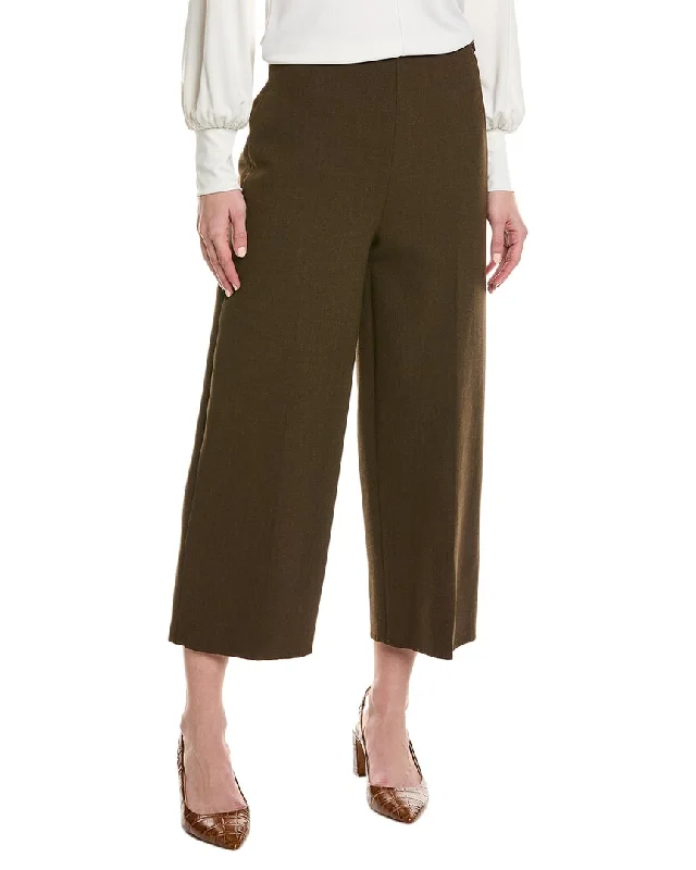  Women's Vintage AttireVince Crop Wide Leg Wool-Blend Pant Women's Vintage Attire